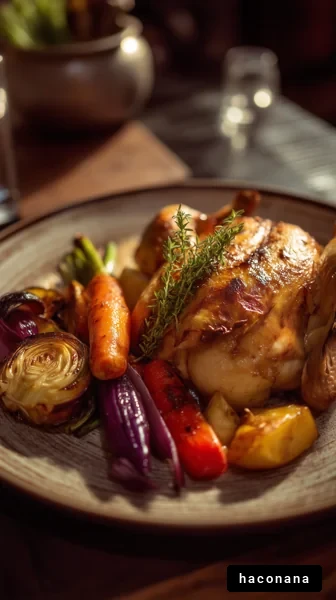 美味しいローストチキン献立