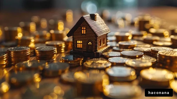 家とコインのイメージ