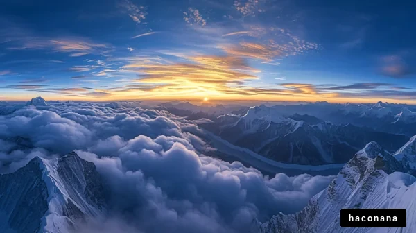 雲海に昇る朝日