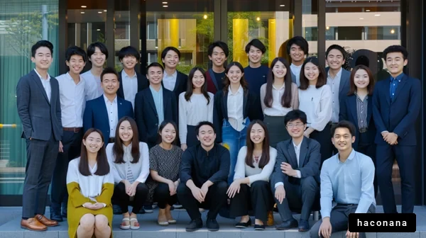 団体写真の集合ポートレート