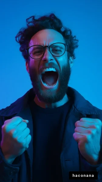 感情豊かな男性の肖像