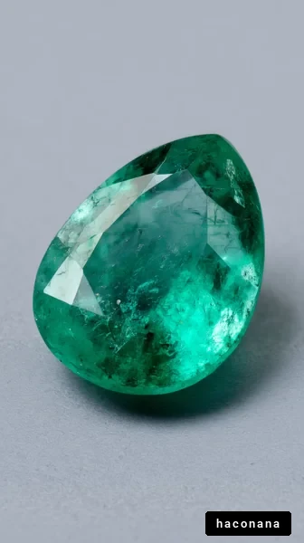 美しいエメラルドの宝石