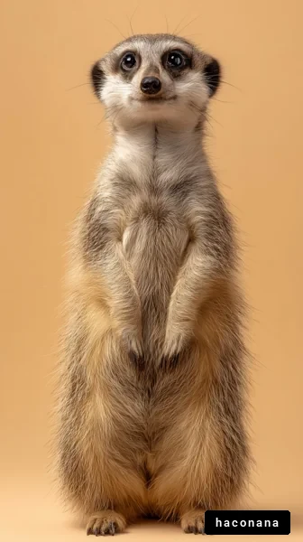 ミーアキャットの可愛らしい姿