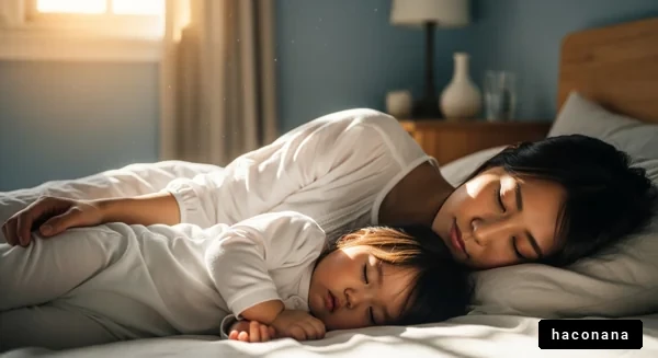 親子で眠る穏やかな時間
