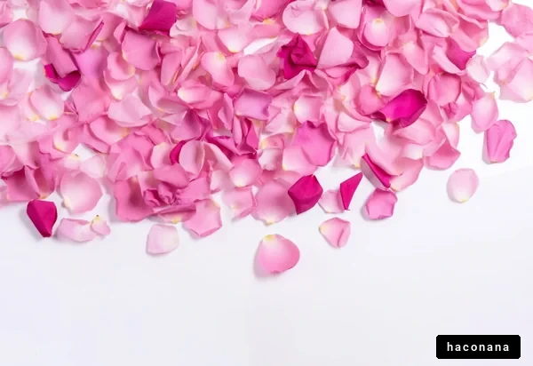 色とりどりの花びら