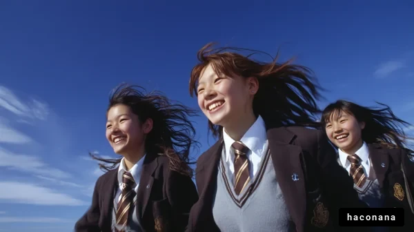 楽しそうな学校生活の瞬間