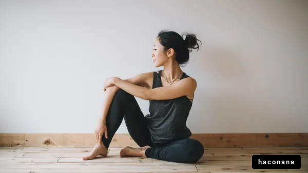 ヨガを楽しむ女性