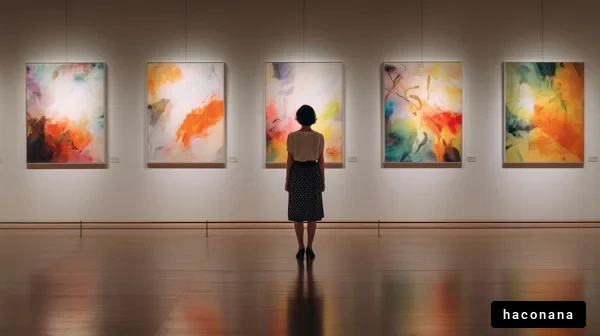 アートギャラリーでの鑑賞