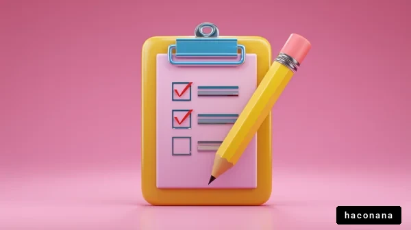 カラフルなチェックリスト