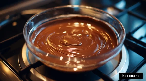 温かいチョコレートのボウル