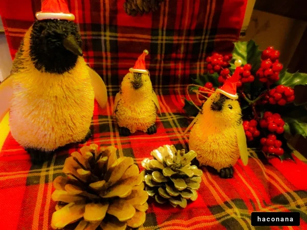 クリスマスのペンギンたち