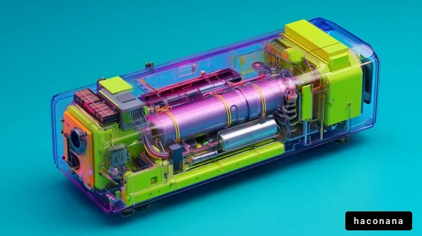 デジタル機械の断面図