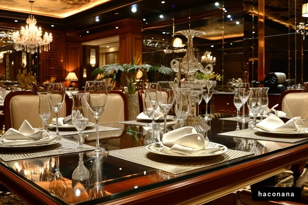 豪華なダイニングシーン