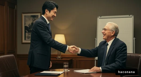 ビジネスシーンの握手