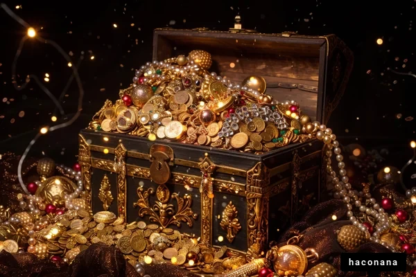 宝物があふれる宝箱