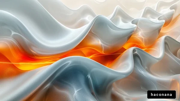 流れるような抽象模様