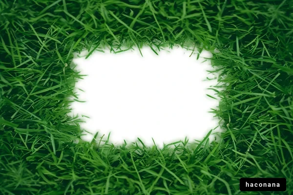 緑の草に囲まれた空間