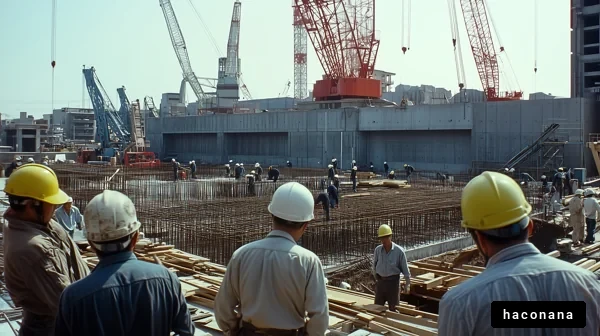 建設現場の作業風景