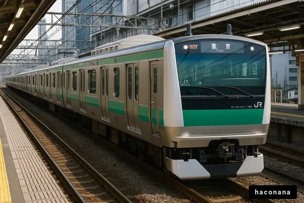 近未来的な電車の風景