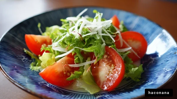 新鮮な野菜サラダ