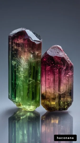 美しいトルマリンの結晶