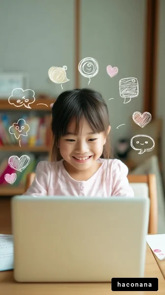 子供の笑顔とテクノロジー