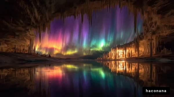 神秘的な洞窟の風景