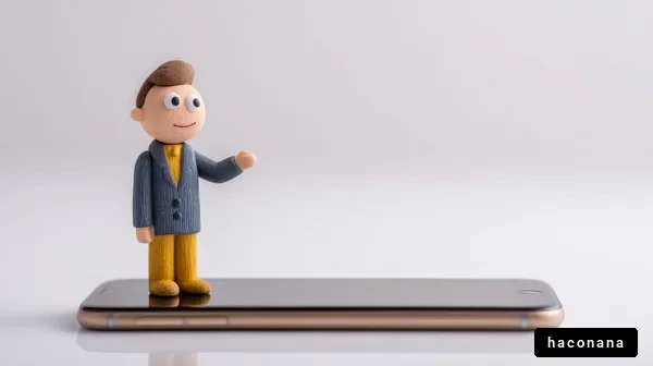 ビジネスマンとスマートフォン