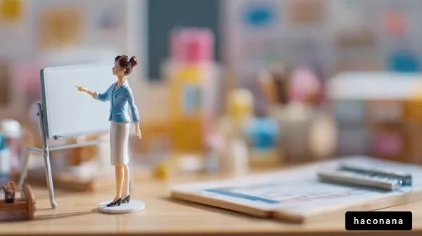 ビジネスシーンのミニチュア