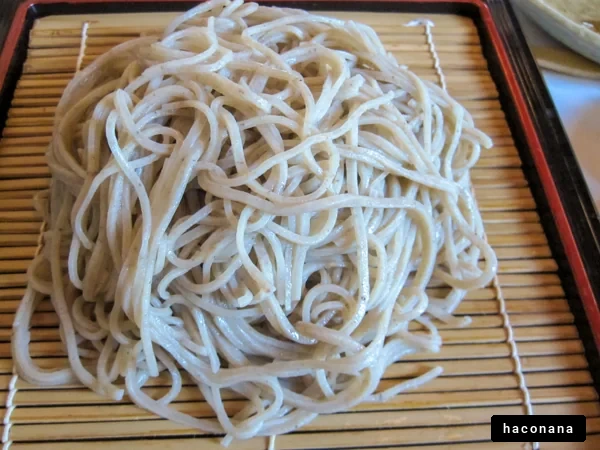 蕎麦の美味しさ