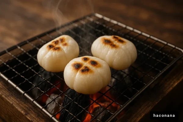 焼きたての美味しいお餅