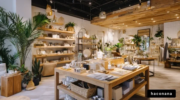 ナチュラルなインテリアショップ