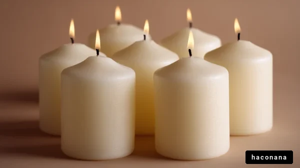 キャンドルの柔らかな光