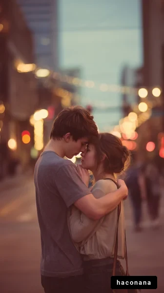 夕暮れの恋人たち