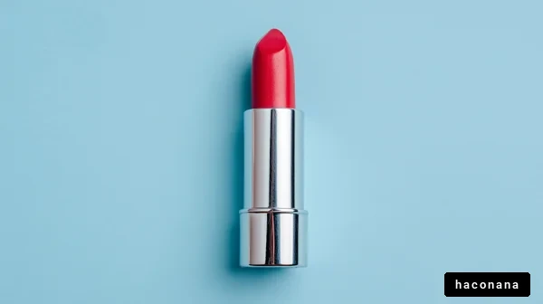 鮮やかな口紅の写真