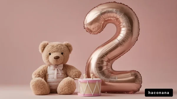 かわいい2歳の誕生日