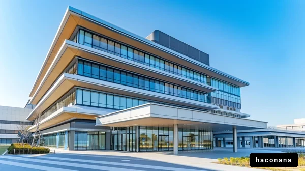 現代的なオフィスビルの外観