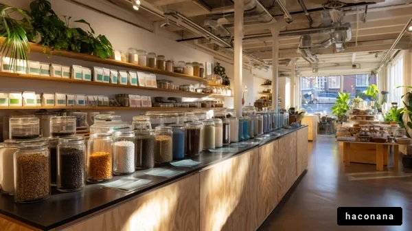 ナチュラルな食品店