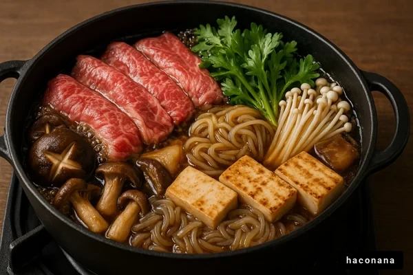 具だくさんの鍋料理