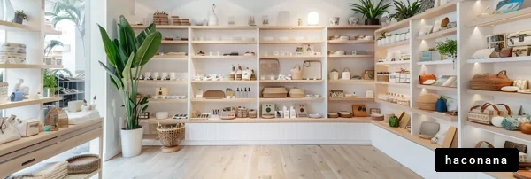 洗練されたインテリアショップ