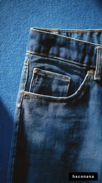 ジーンズのクローズアップ