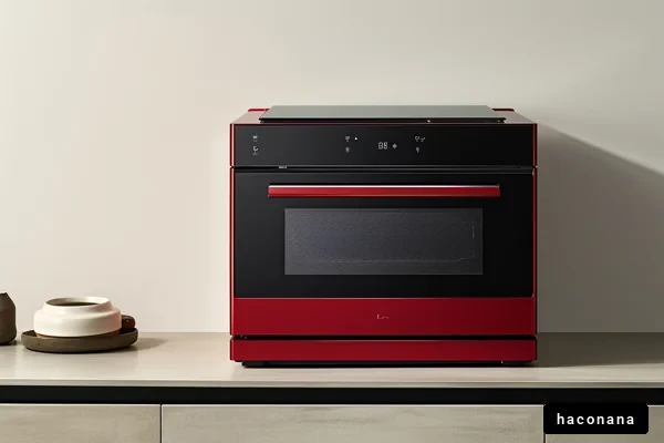 赤いオーブンの写真