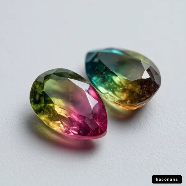 美しいカラフルな宝石