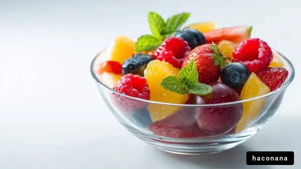 カラフルなフルーツサラダ