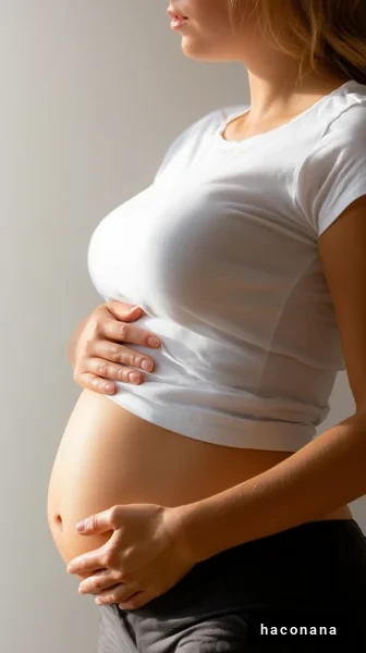 妊娠中の女性のポートレート