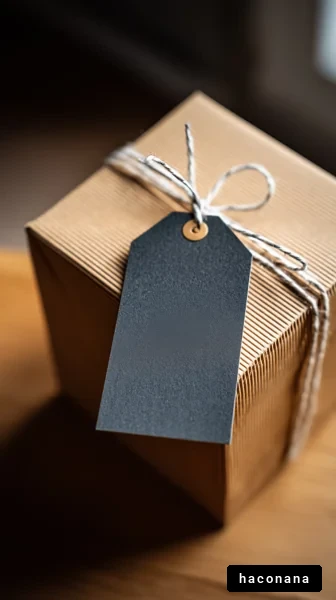 シンプルな贈り物の箱