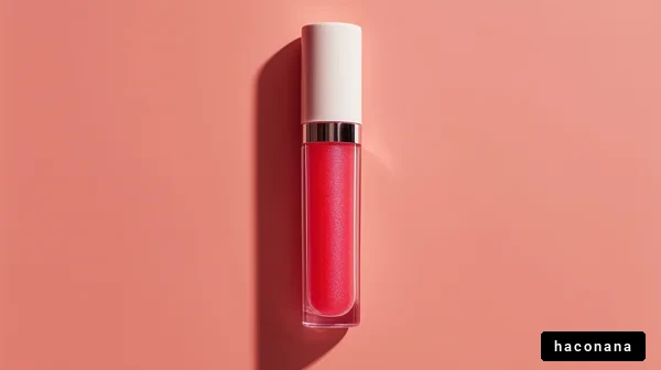 リップグロスと背景の美しさ