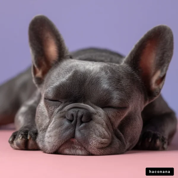眠るフレンチブルドッグ