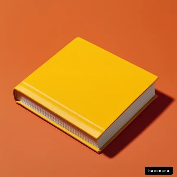 黄色の本と背景