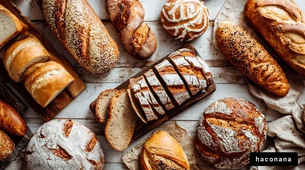 色とりどりのパン